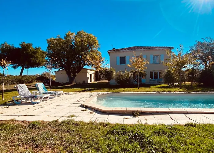 V0861 Avec Piscine Privee Pour 8 A 10 Personnes 别墅 阿格德